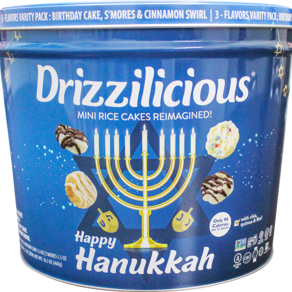 Holiday Special 3 Flavor Hanukkah Tin! S'mores. Cinnamon. Birthday Cake) 5.5oz Each